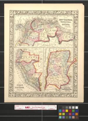 [Maps of New Granada, Venezuela, Guiana, Peru, Equador, and the Argentine Confederation]