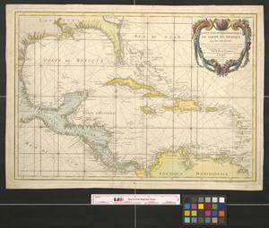Primary view of object titled 'Carte geo-hydrographique du Golfe du Mexique et de ses isles.'.