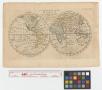 Thumbnail image of item number 1 in: 'An accurate map of the world laid down from the most approved maps and charts and regulated by astron'l. observations.'.