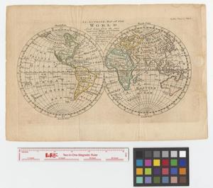 An accurate map of the world laid down from the most approved maps and charts and regulated by astron'l. observations.