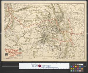 Map of the Denver & Rio Grande and Rio Grande Western system.