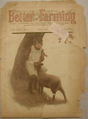 ["Better Farming" magazine vol XLIV, June 1921]