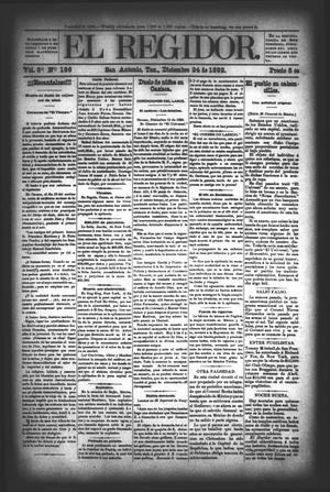 El Regidor. (San Antonio, Tex.), Vol. 5, No. 196, Ed. 1 Saturday, December 24, 1892