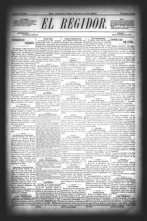 El Regidor. (San Antonio, Tex.), Vol. 9, No. 381, Ed. 1 Thursday, October 8, 1896