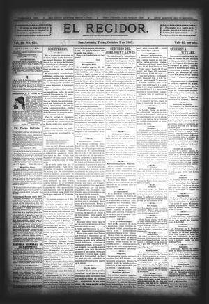 El Regidor. (San Antonio, Tex.), Vol. 10, No. 432, Ed. 1 Thursday, October 7, 1897