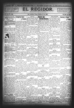 El Regidor. (San Antonio, Tex.), Vol. 10, No. 434, Ed. 1 Thursday, October 21, 1897