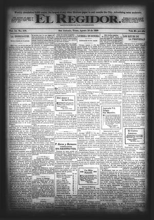 El Regidor. (San Antonio, Tex.), Vol. 12, No. 520, Ed. 1 Thursday, August 10, 1899