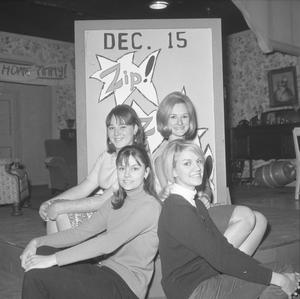Four Unidentified Girls from the Austin Civic Theatre