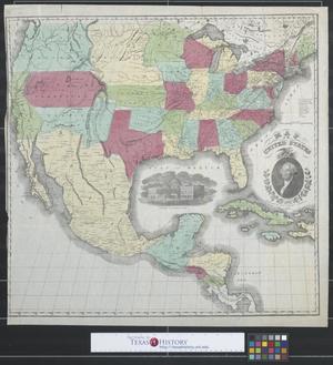 Primary view of object titled 'Map of the United States.'.