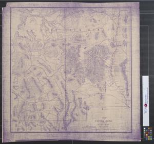 Primary view of object titled 'Map of explorations: Made for the A.T. & S.F.R.R. Co. west of the Rio Grande.'.