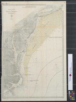 Primary view of object titled 'East Coast of North America : Sheet IV.'.