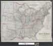Map: Map of the Washington & Ohio Railroad : with table of distance from C…