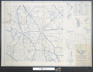 General highway map, Wise County, Texas.