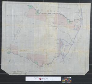 Primary view of object titled '[Map of northeastern Tamaulipas].'.