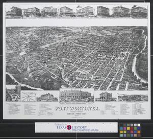 Primary view of object titled 'Fort Worth, Tex., "The Queen of the Prairies," county seat of Tarrant County.'.