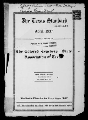 Primary view of object titled 'The Texas Standard, Volume 10, Number 4, April 1937'.