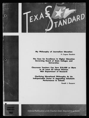 Primary view of object titled 'The Texas Standard, Volume 37, Number 1, January-February 1963'.