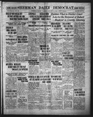 Primary view of object titled 'Sherman Daily Democrat (Sherman, Tex.), Vol. 41, No. 160, Ed. 1 Tuesday, January 24, 1922'.