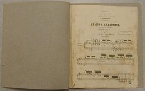 Primary view of object titled '[Sheet music for "La Jota Aragonesa"]'.