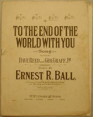 Primary view of object titled '["To The End of the World With You"]'.