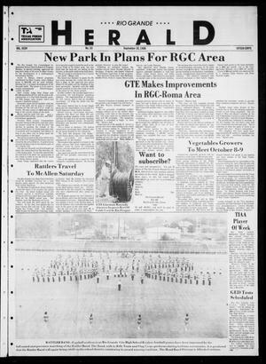 Primary view of object titled 'Rio Grande Herald (Rio Grande City, Tex.), Vol. 35, No. 53, Ed. 1 Thursday, September 18, 1980'.