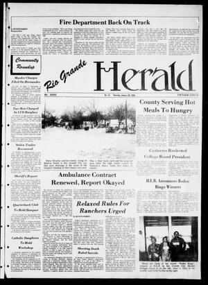 Primary view of object titled 'Rio Grande Herald (Rio Grande City, Tex.), Vol. 38, No. 13, Ed. 1 Thursday, January 26, 1984'.