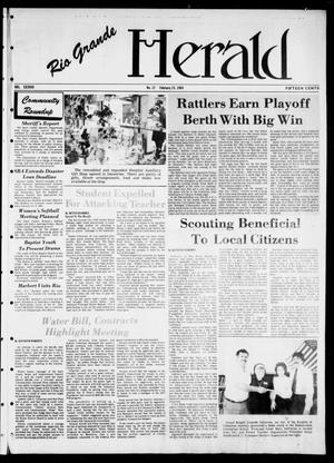 Primary view of object titled 'Rio Grande Herald (Rio Grande City, Tex.), Vol. 38, No. 17, Ed. 1 Thursday, February 23, 1984'.