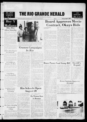 The Rio Grande Herald (Rio Grande City, Tex.), Vol. 38, No. 41, Ed. 1 Thursday, August 9, 1984