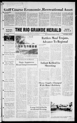 The Rio Grande Herald (Rio Grande City, Tex.), Vol. 38, No. 57, Ed. 1 Thursday, November 29, 1984