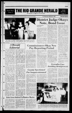 The Rio Grande Herald (Rio Grande City, Tex.), Vol. 39, No. 46, Ed. 1 Thursday, September 19, 1985