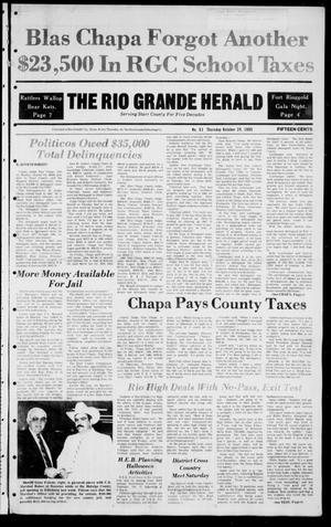 The Rio Grande Herald (Rio Grande City, Tex.), Vol. 39, No. 51, Ed. 1 Thursday, October 24, 1985