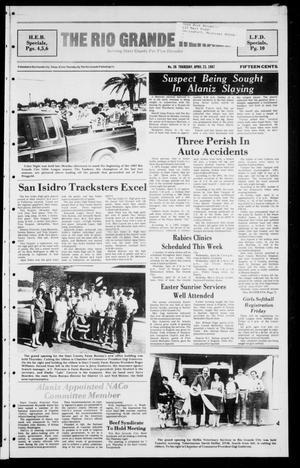 Primary view of object titled 'The Rio Grande Herald (Rio Grande City, Tex.), No. 26, Ed. 1 Thursday, April 23, 1987'.