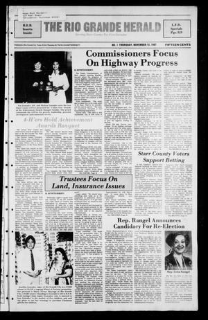 The Rio Grande Herald (Rio Grande City, Tex.), No. 1, Ed. 1 Thursday, November 12, 1987