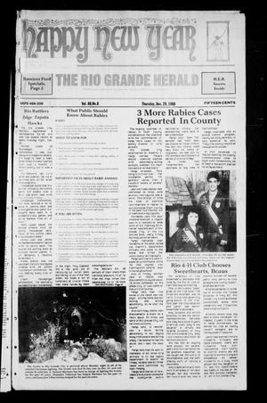 Primary view of The Rio Grande Herald (Rio Grande City, Tex.), Vol. 79, No. 8, Ed. 1 Thursday, December 29, 1988