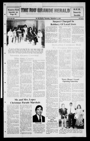 Primary view of The Rio Grande Herald (Rio Grande City, Tex.), Vol. 80, No. 53, Ed. 1 Thursday, December 6, 1990