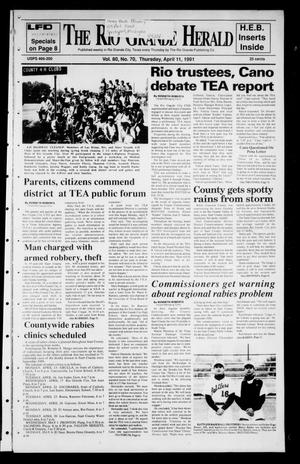 The Rio Grande Herald (Rio Grande City, Tex.), Vol. 80, No. 70, Ed. 1 Thursday, April 11, 1991