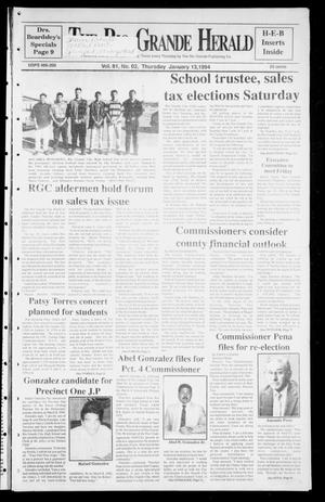 Rio Grande Herald (Rio Grande City, Tex.), Vol. 81, No. 2, Ed. 1 Thursday, January 13, 1994