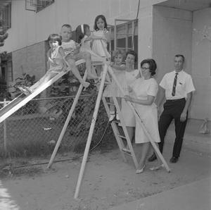 Primary view of object titled 'Children on Slide'.