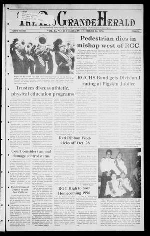 Rio Grande Herald (Rio Grande City, Tex.), Vol. 83, No. 41, Ed. 1 Thursday, October 24, 1996