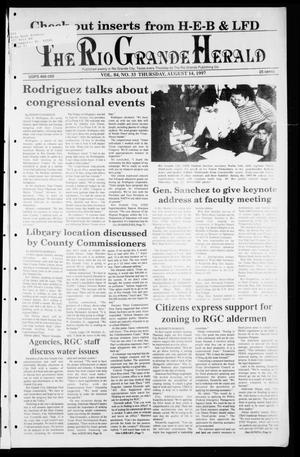 Rio Grande Herald (Rio Grande City, Tex.), Vol. 84, No. 33, Ed. 1 Thursday, August 14, 1997