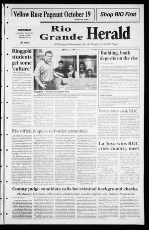 Primary view of Rio Grande Herald (Rio Grande City, Tex.), Vol. 84, No. 42, Ed. 1 Thursday, October 16, 1997
