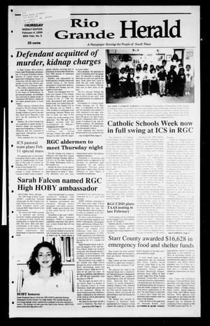 Primary view of object titled 'Rio Grande Herald (Rio Grande City, Tex.), Vol. 86, No. 5, Ed. 1 Thursday, February 4, 1999'.