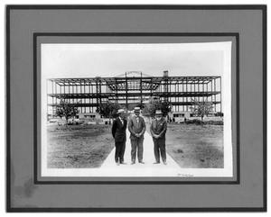 West Texas State Normal College administrative building under construction, 1915-1916