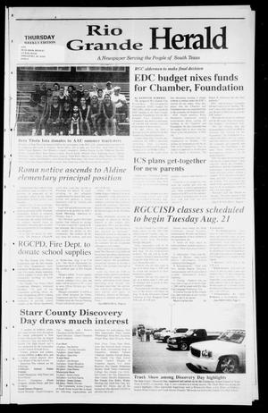 Rio Grande Herald (Rio Grande City, Tex.), Vol. 88, No. 30, Ed. 1 Thursday, August 9, 2001