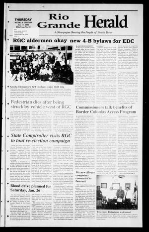 Rio Grande Herald (Rio Grande City, Tex.), Vol. 89, No. 3, Ed. 1 Thursday, January 17, 2002
