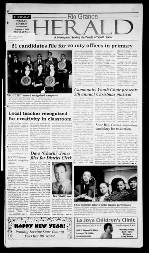 Primary view of Rio Grande Herald (Rio Grande City, Tex.), Vol. 93, No. 1, Ed. 1 Thursday, January 5, 2006