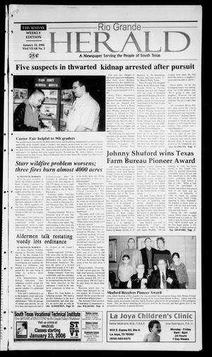 Primary view of Rio Grande Herald (Rio Grande City, Tex.), Vol. 93, No. 2, Ed. 1 Thursday, January 12, 2006