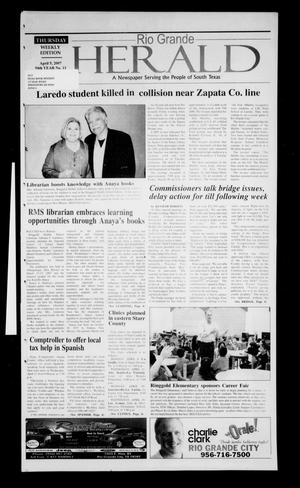 Rio Grande Herald (Rio Grande City, Tex.), Vol. 94, No. 13, Ed. 1 Thursday, April 5, 2007