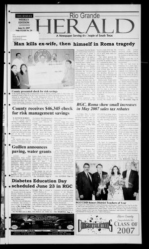 Rio Grande Herald (Rio Grande City, Tex.), Vol. 94, No. 24, Ed. 1 Thursday, June 21, 2007