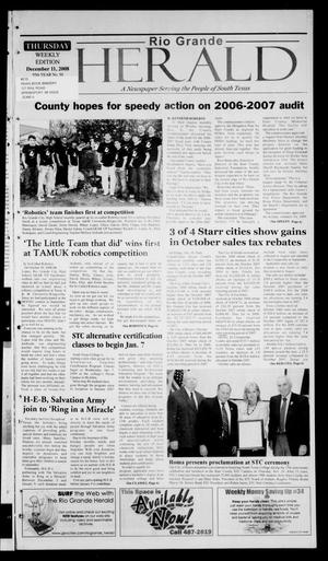 Rio Grande Herald (Rio Grande City, Tex.), Vol. 95, No. 50, Ed. 1 Thursday, December 11, 2008